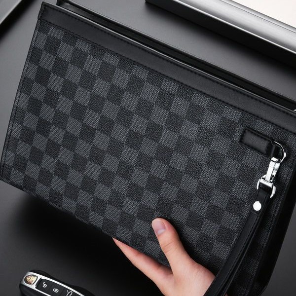 Capacious small clutch bag