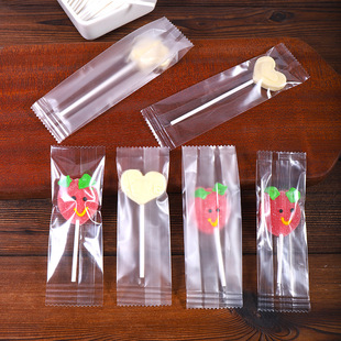 Lollipop Transparent Frosted Bag Handmade Cheese Lollipop Packaging Bag Sydney Fruit Sugar Sealed Bag Machine Sealed Bag