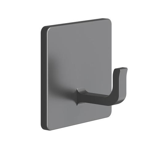 New punch-free space aluminum hook self-adhesive multifunctional kitchen bathroom storage single hook wall hanging clothes hook