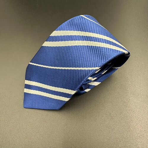 Harry Potter tie badge Gryffindor Slytherin Ravenclaw college style diagonal striped tie