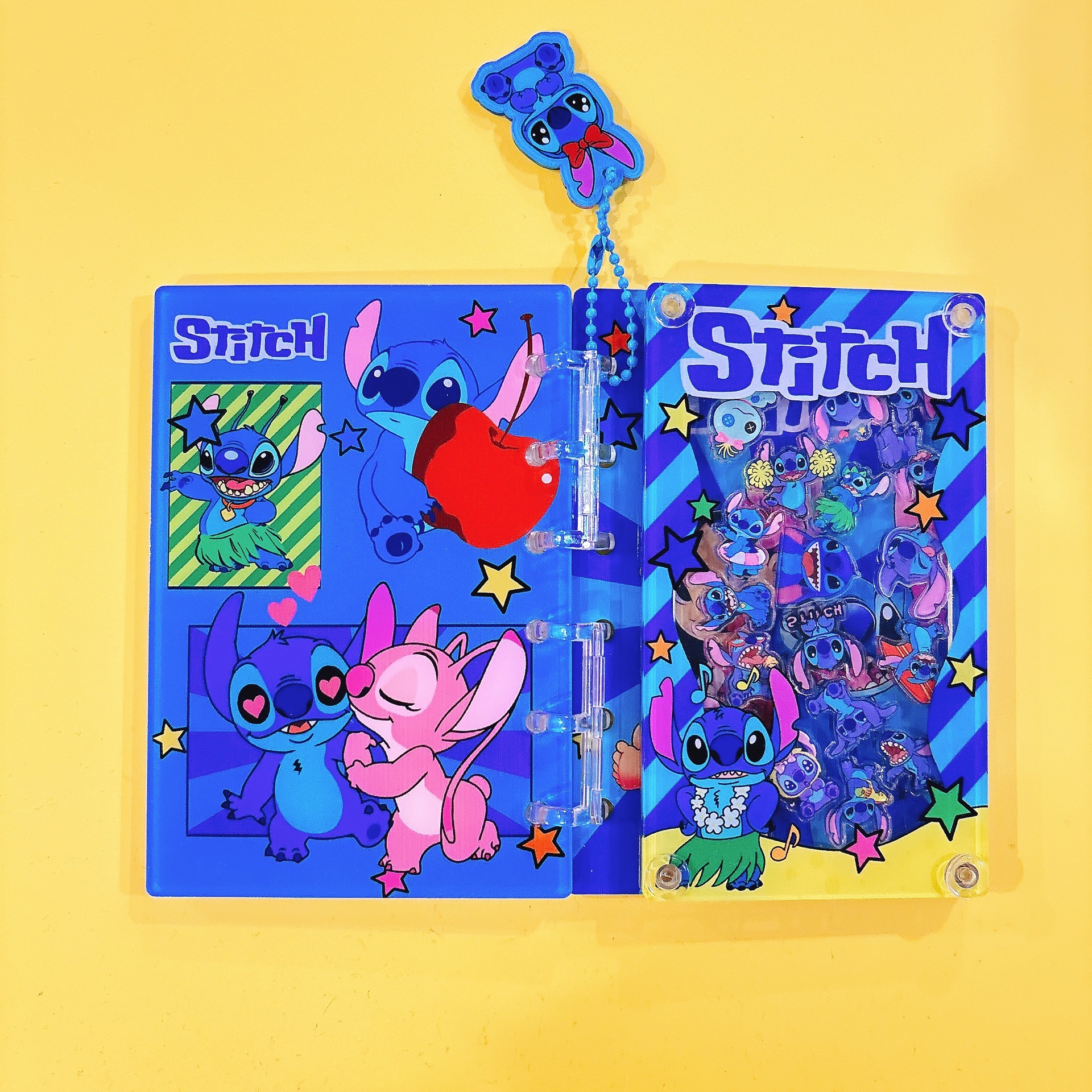 54種類の揺れるアクリルノート、クロスボーダーで人気のTikTokで話題の美しいルーズリーフノート、DIY A7/A5