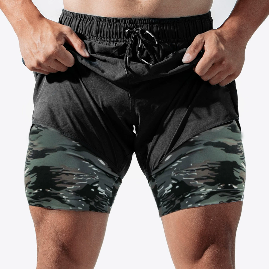 Summer travel trousers for leisure with zipper, quick dry shorts for gym