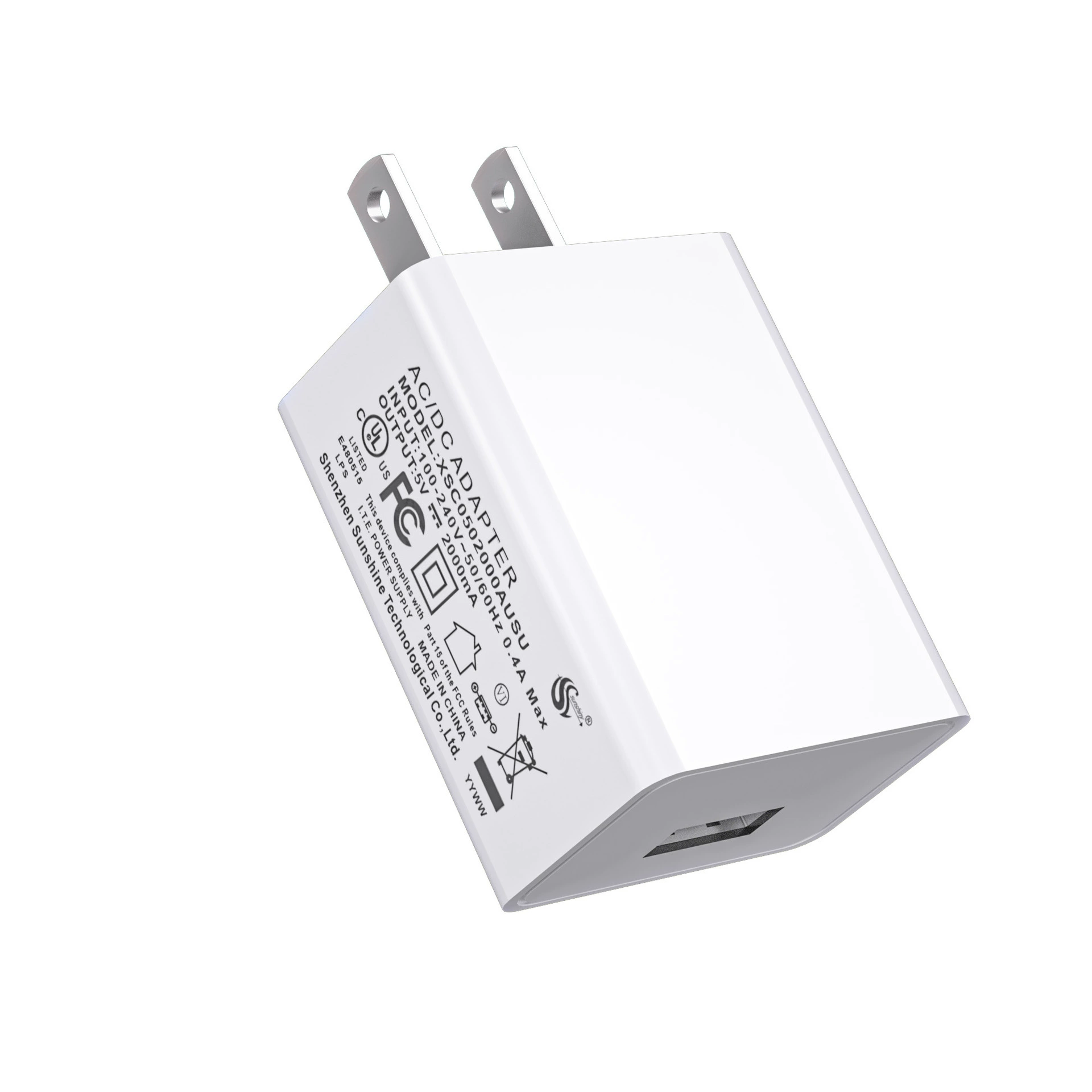 Зарядное устройство 5V2A с сертификацией CCC/CE/CUL/UL и др., зарядная головка 5V2A для роутера/лампы/аудио питания