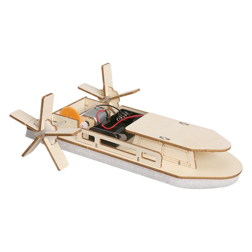 Ming nave física pequeña invención experimento empalme juguetes educativos Pequeña producción científica para niños DIY eléctrico casero