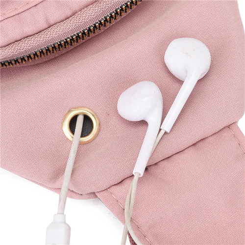 New style chest bag for women, fashionable embroidery rhombus single shoulder crossbody bag, large capacity waterproof backpack with data hole wholesale