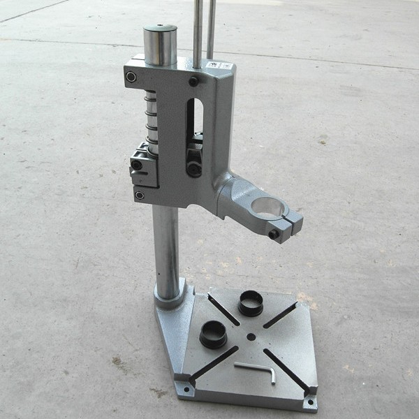 全新款电钻支架多功能全铸铁材料电钻变台钻齿轮减速精准型