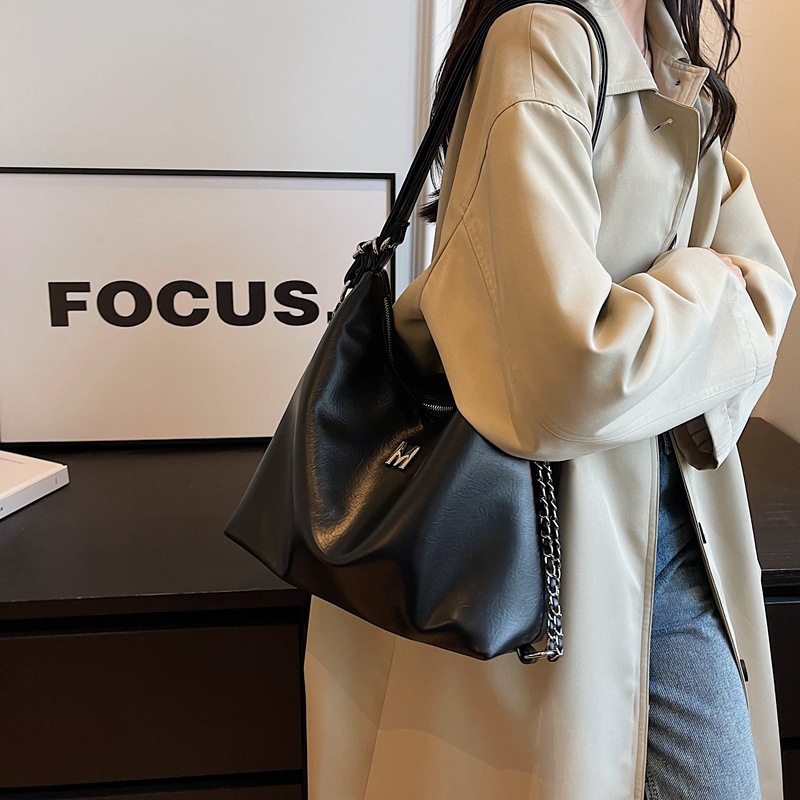 Korean Style Textured Soft Leather Commuter Tote Bag For Women, Large Capacity Backpack, Trendy Versatile Shoulder And Crossbody 2-Way Bag - Thumbnail 4