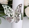 Direct selling butterfly napkin ring laser hollow napkin buckle wedding hotel paper towels and western food scarf buckle spot wholesale