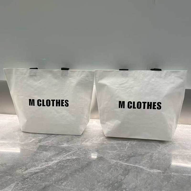 New Pp Laminated Satchel Woven Bag Laminated Shopping Bag Ikea Same Style Boat-Shaped Advertising Woven Bag Custom-Made Manufacturer