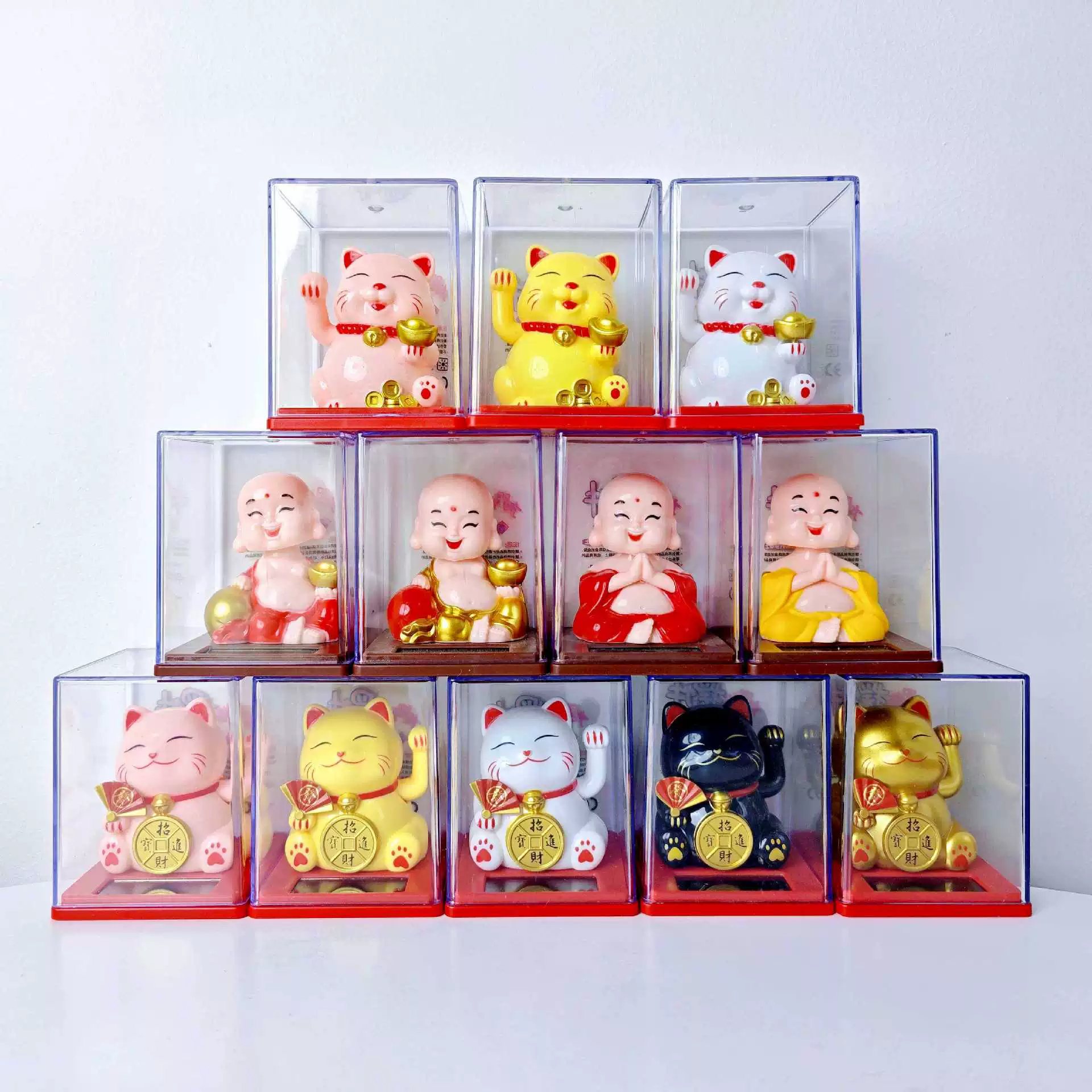 Горячая продажа 2-дюймовых солнечных кивок, чтобы заработать деньги, новый магазин украшения автомобиля открывается