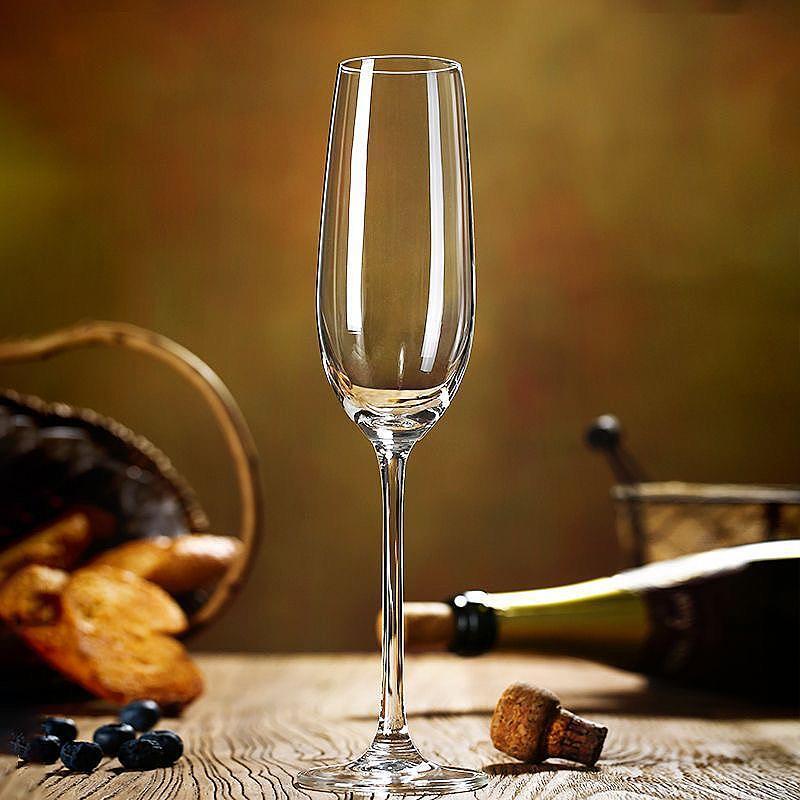 Estilo Europeo champán cristal Luz de lujo creativo cristal cóctel de vidrio 6 Unids traje restaurante copa de vino espumoso