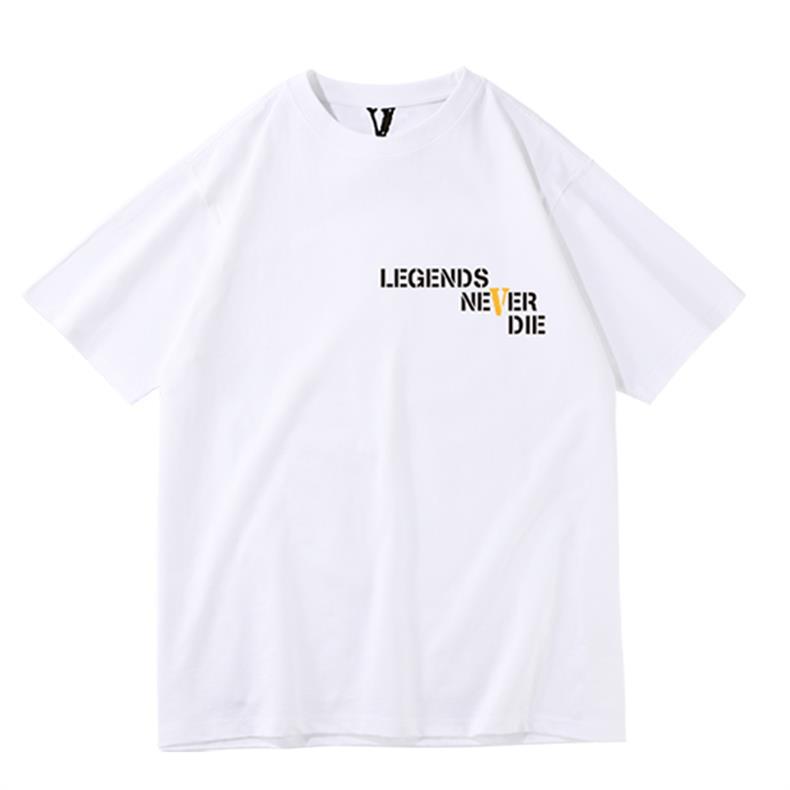 Футболка VLONE темно-синяя, S