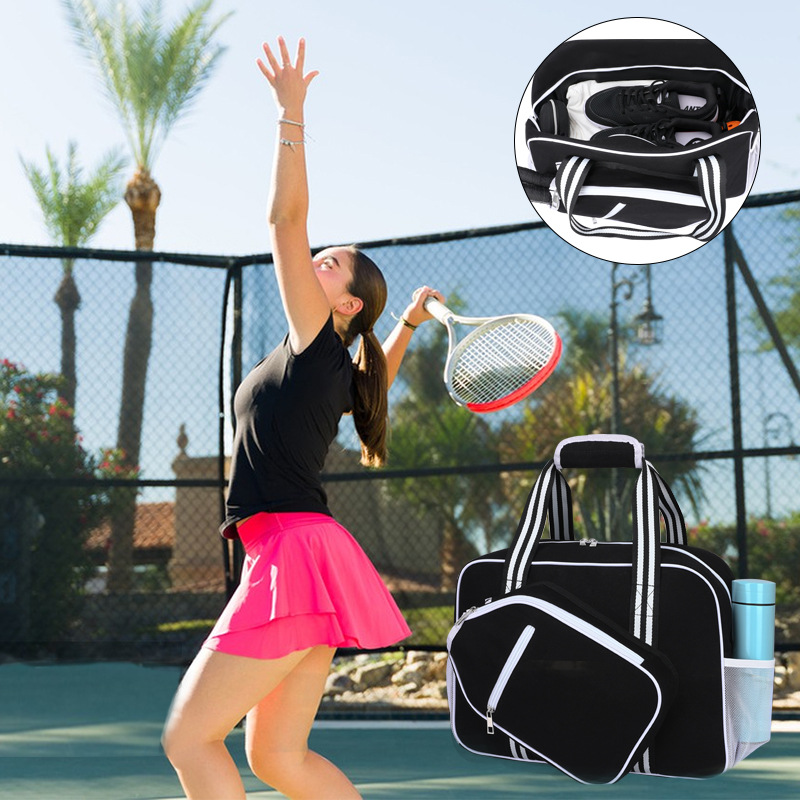 pārnēsājama tenisa soma, lielas ietilpības plecu soma rakešu somai, āra sporta galda tenisa sporta soma_voghion.com