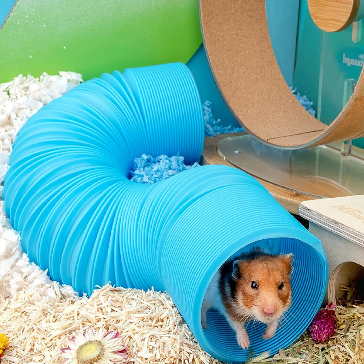 Пятно домашние животные шиншиллы телескопические трубы хомяк/хорек маленькие домашние животные взлетно-посадочная полоса игрушечные принадлежности