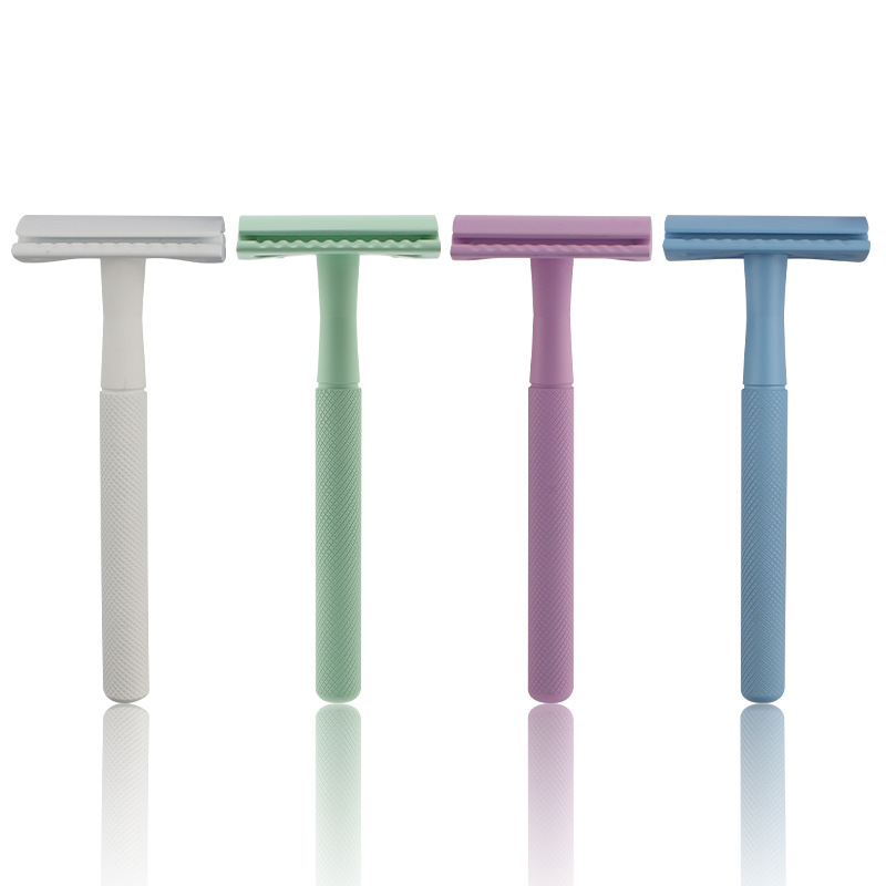 亞馬遜熱款  手動(dòng)老式刮胡刀 男士剃須刀 老式金屬剃刀 刮毛刀