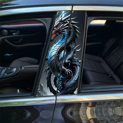 Car center pillar sticker A pillar Body sticker - xk05-1-pair-of-driver-and-co-pilot