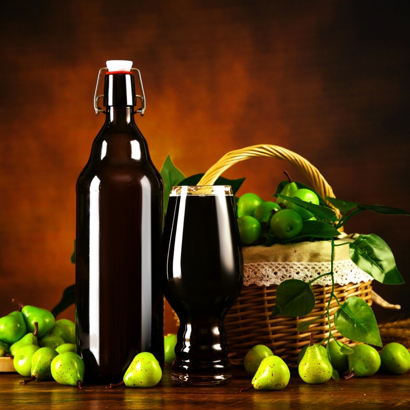 茶色卡扣玻璃酒瓶饮料瓶果汁瓶酿酒瓶酵素平亚马逊阿里巴巴热卖款