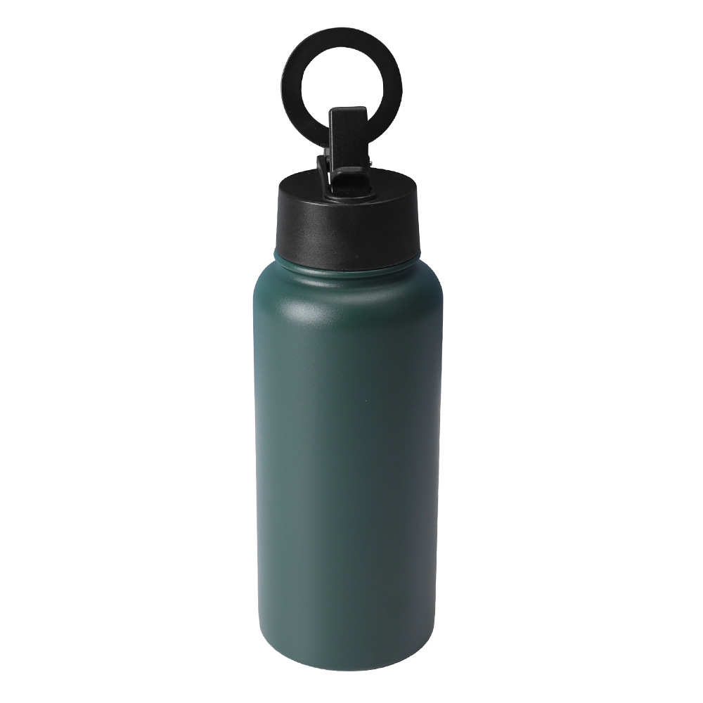 Amazon teléfono móvil transfronterizo imán 32oz taza espacial 304 taza de vacío de boca ancha botella deportiva de gran capacidad