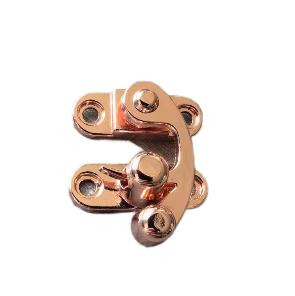 Fabricantes al por mayor cerradura de cuerno de buey antiguo botón de botón caja de regalo gancho cerradura de hierro botón de cuerno de buey suministro spot