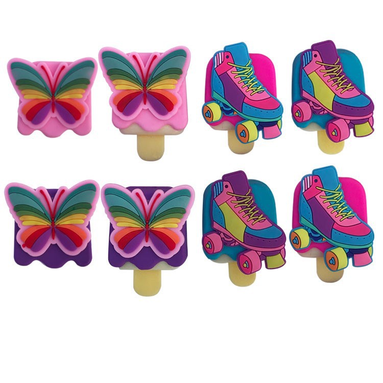 优惠大酬宾唇膏蜜套硅胶软胶卡通笔套雪糕卡通小学生用品创意