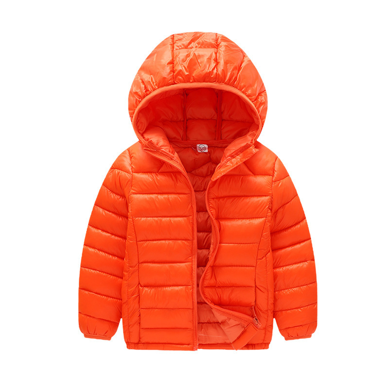 Chaqueta de algodón para niñas Abrigo acolchado de algodón ligero para niños abrigo de algodón acolchado ropa de invierno medio y niños grandes abrigo de otoño e invierno