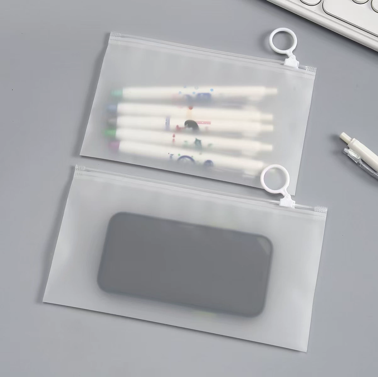 Прозрачный CPE Единорог Ручка сумка для макияжа Ручка сумка для детского сада ледяной рукав упаковочная сумка