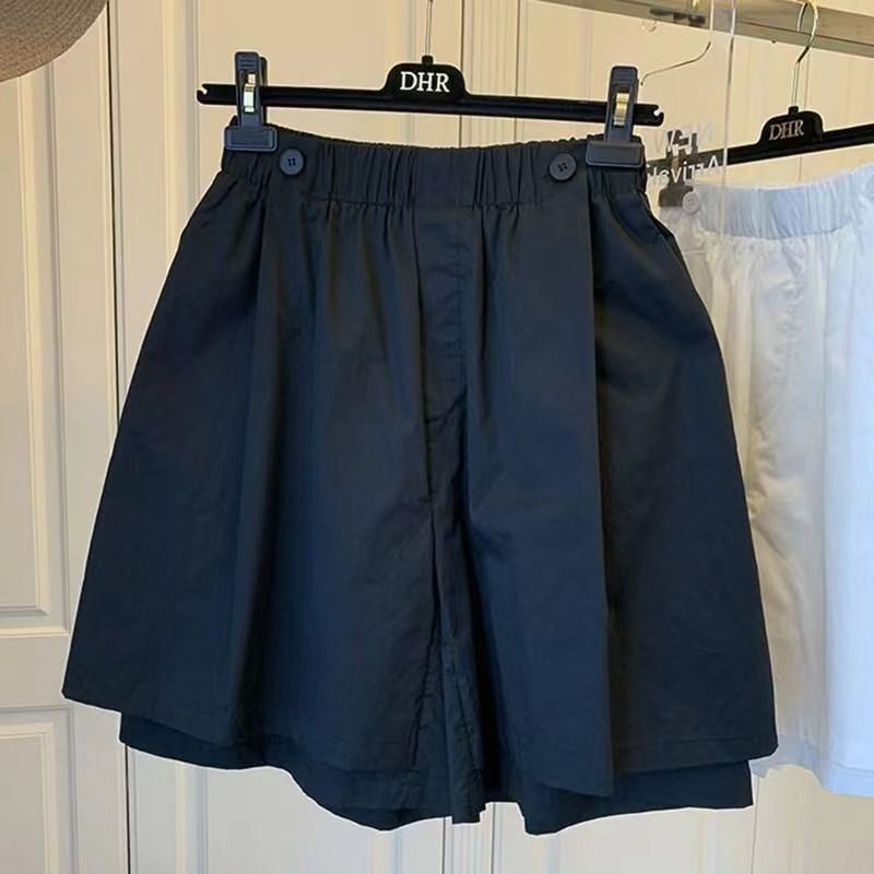 Extra Large Size 150kg *** Bargain~ Clearance Sale High-Waisted Loose Shorts for Women from Major Foreign Trade Brands