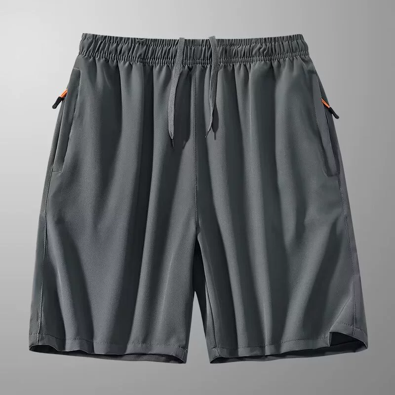 Тонкие повседневные мужские шорты летние шорты спортивные дышащие рыхлые быстрые сушеные шорты на молнии карманные шорты мужчины