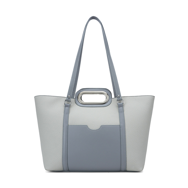 Bolso retro de gran capacidad para mujeres 2026 primavera nueva moda simple, lujoso, ligero y versátil bolso de hombro bajo la axila
