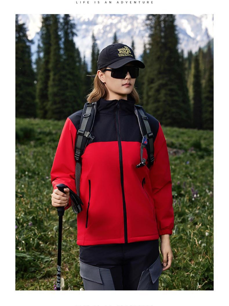 Chaqueta deportiva personalizada de una sola capa al aire libre impermeable a prueba de viento, chaqueta de equipo, logotipo de impresión