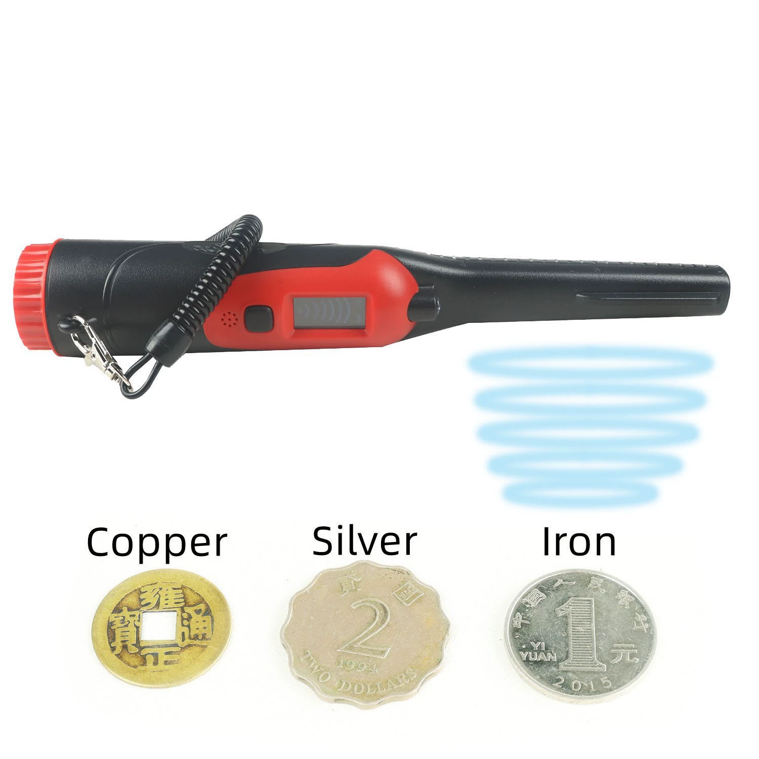 HS-09 ручной металлодетектор большой глубины водонепроницаемый позиционирование стержень высокой точности на открытом воздухе подводный локатор