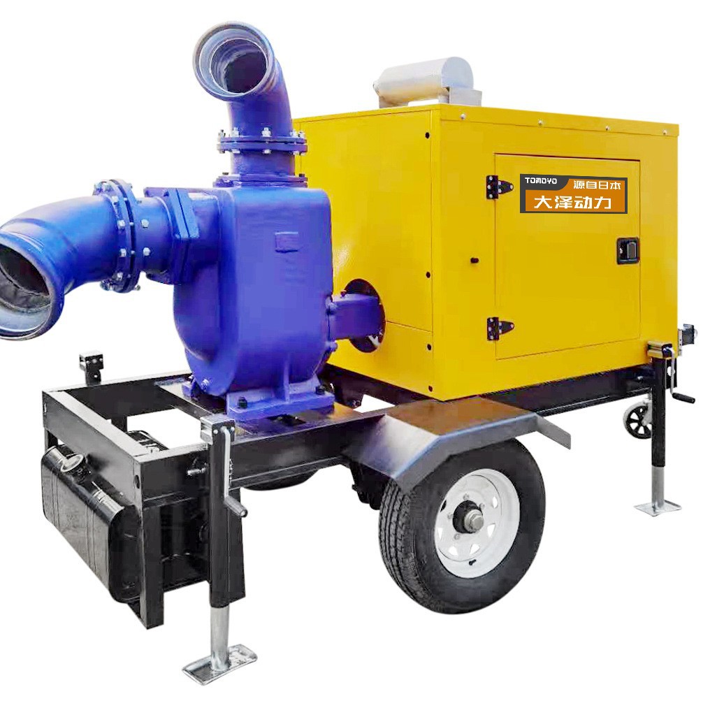 应急抽水3000立方柴油泵车 大泽动力TO3000PMS防汛抗洪大流量水泵