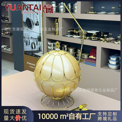 不锈钢玫瑰金自助餐炉地球仪保温吊盖酒店餐厅保温炉Chafing Dish