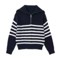 Navy Striped