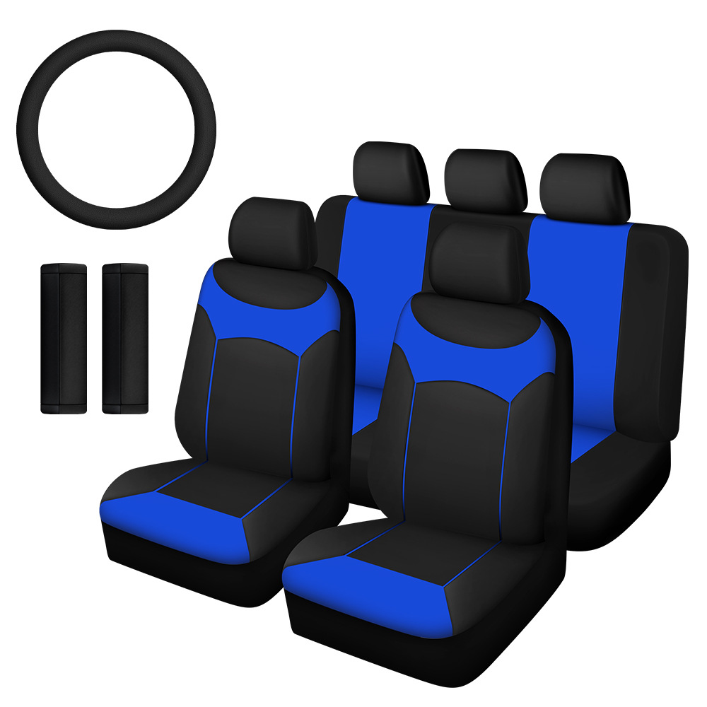 Comercio exterior cubierta de asiento de automóvil general cuatro estaciones cubierta de asiento de automóvil general con cubierta de volante de hombro