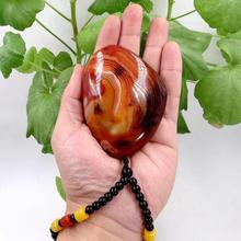 厂家批发缠丝玛瑙原石摆件 缠丝玛瑙手把皆宜件 把玩男女款老少
