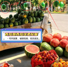 西瓜球夏天西瓜摆摊装饰球带吊绳西瓜球小孩玩具幼儿园宝宝玩具球