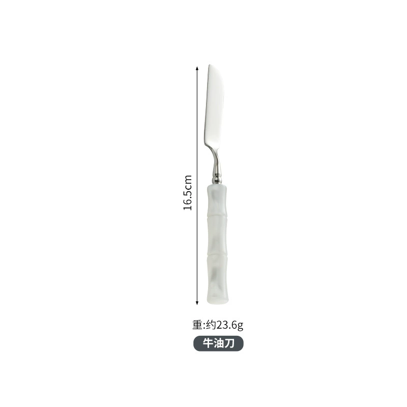 岛奇 Bamboo high quality acrylic tableware stainless steel