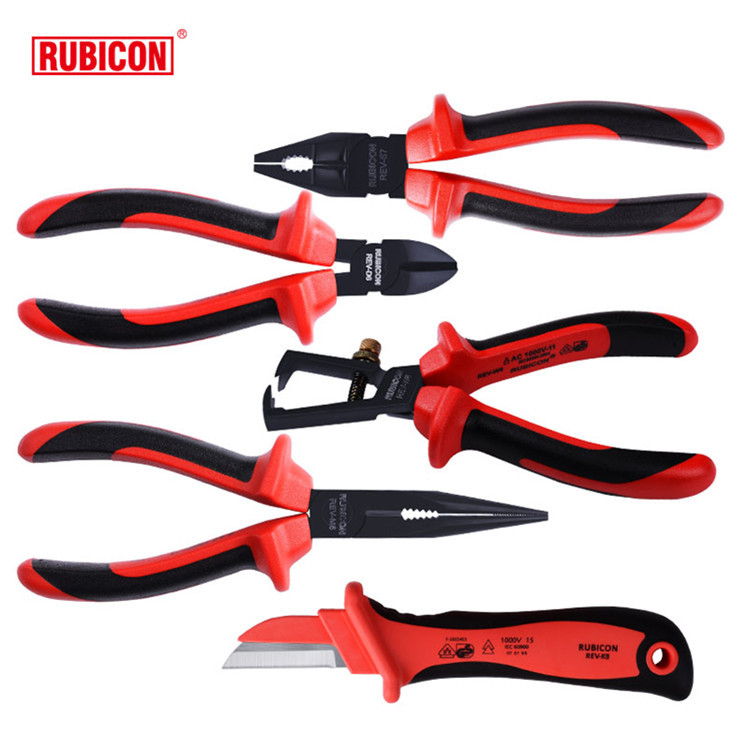 日本罗宾汉 RUBICON 5件套绝缘螺丝批套装  REV-05B  1000V 绝缘