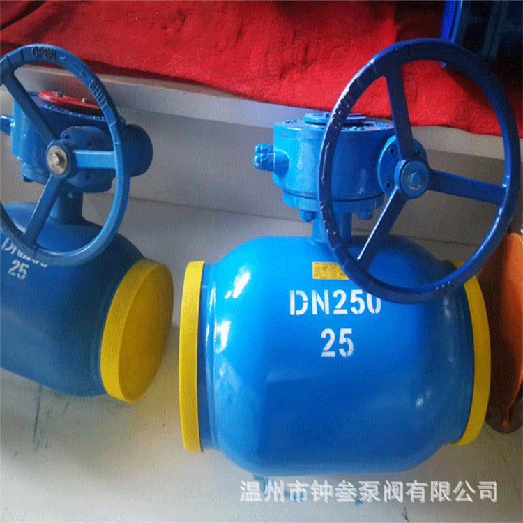 Q361F-16C DN150 蜗轮焊接球阀 铸钢全焊接热力燃气全焊接阀门