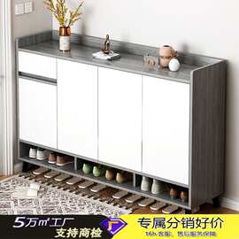 鞋柜家用门口一体现代简约客厅玄关靠墙小户型大容量收纳储物鞋架