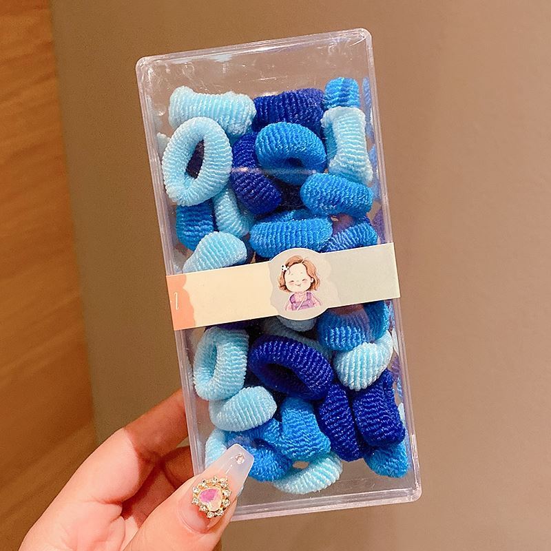 Banda para el cabello para niños cuerda para el cabello accesorios para el cabello no lastiman el cabello cuerda para el cabello anillo de toalla de color cuerda para el cabello de alta elasticidad