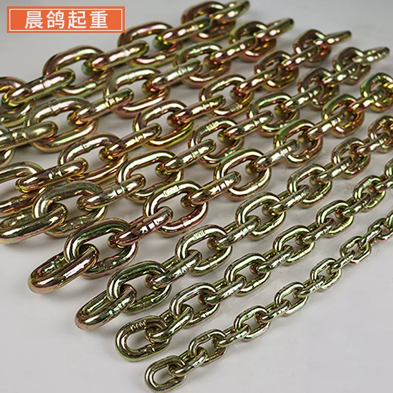 源头工厂定制G80锰钢链条 吊索具吊装工具组合起重吊链镀锌链条