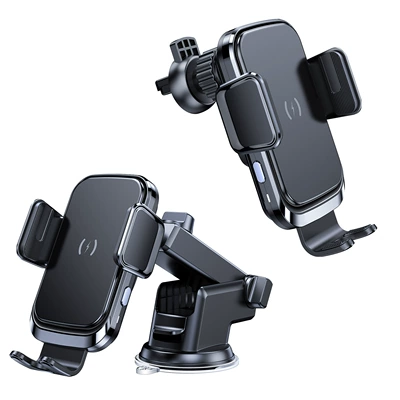 15W Car Wireless Charger Smart Mobil şarj cihazları - x7-black-full-package