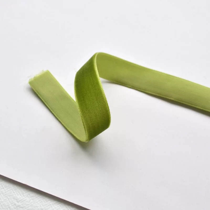 Gran bandeja de un solo lado de cinta de terciopelo cinta de terciopelo para el cabello arco DIY flores regalos accesorios de ropa