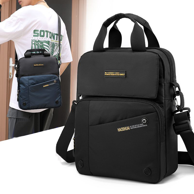Factory direct sales new men's outdoor crossbody bag casual handbag men's bag sports travel backpack briefcase cross-border
