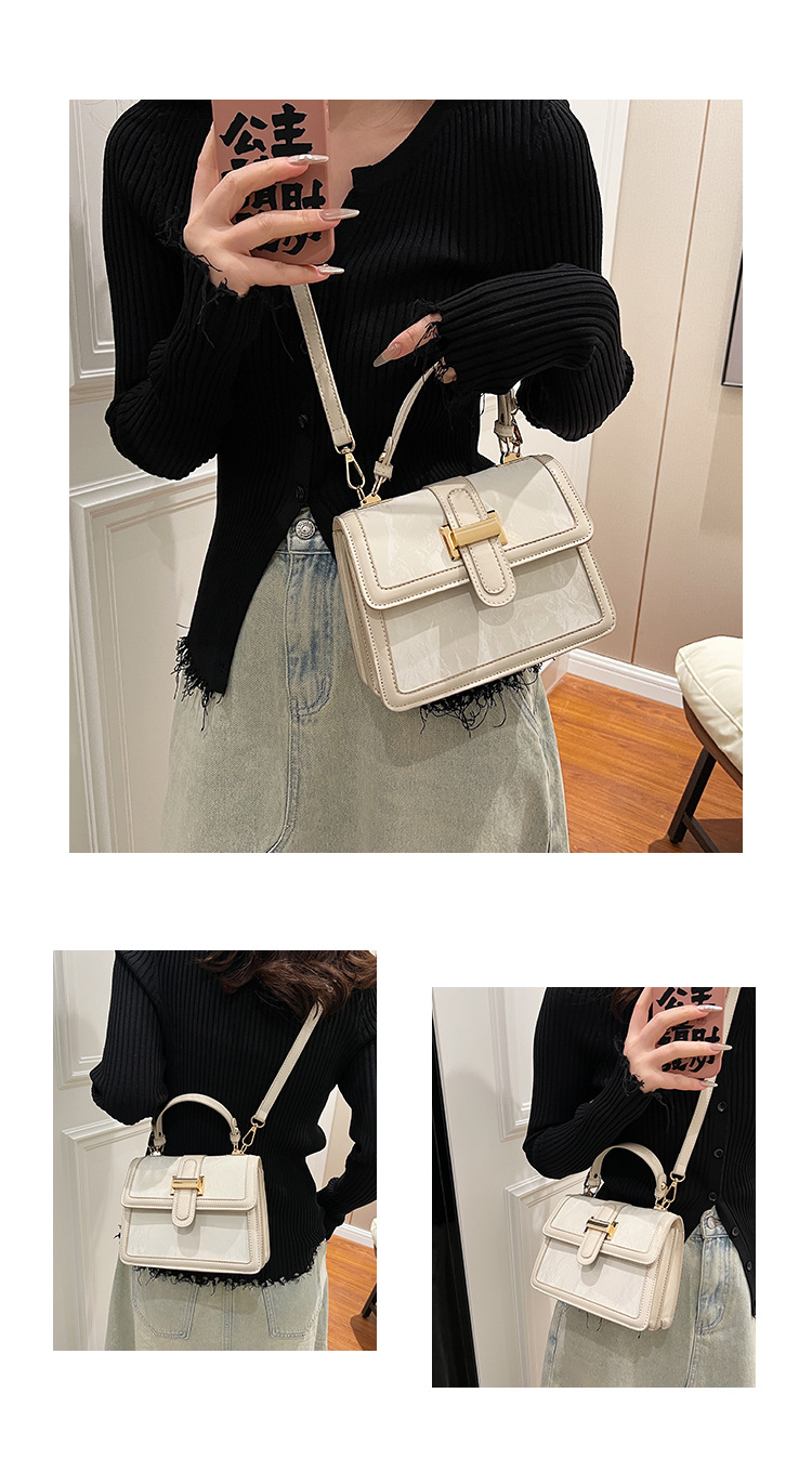 Tämän vuoden suositut laukut naisille 2024 uusi muoti huippuluokan kannettava olkalaukku suuri kapasiteetti crossbody pieni neliö laukku_voghion.com