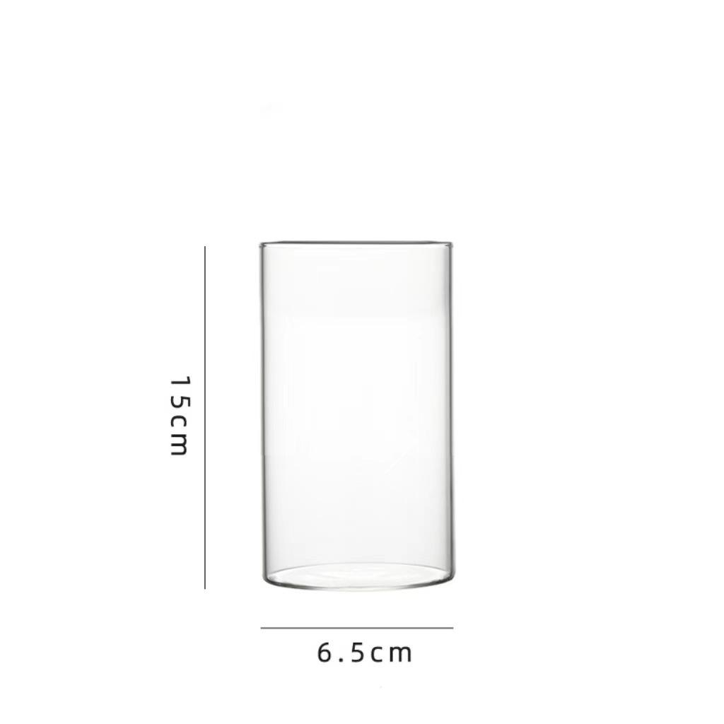 Vaso de vidrio decorativo transparente nórdico ins viento sala de estar decoración creativa vasijas de vidrio flores secas al por mayor hidroponic