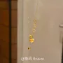 镂空爱心简约复古锁骨链
