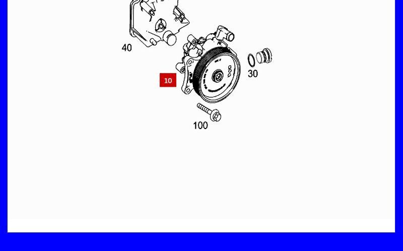 Applicable Mercedes-Benz C180 C200E260E280E300ML350GL450 W 204 212 steering gear booster pump